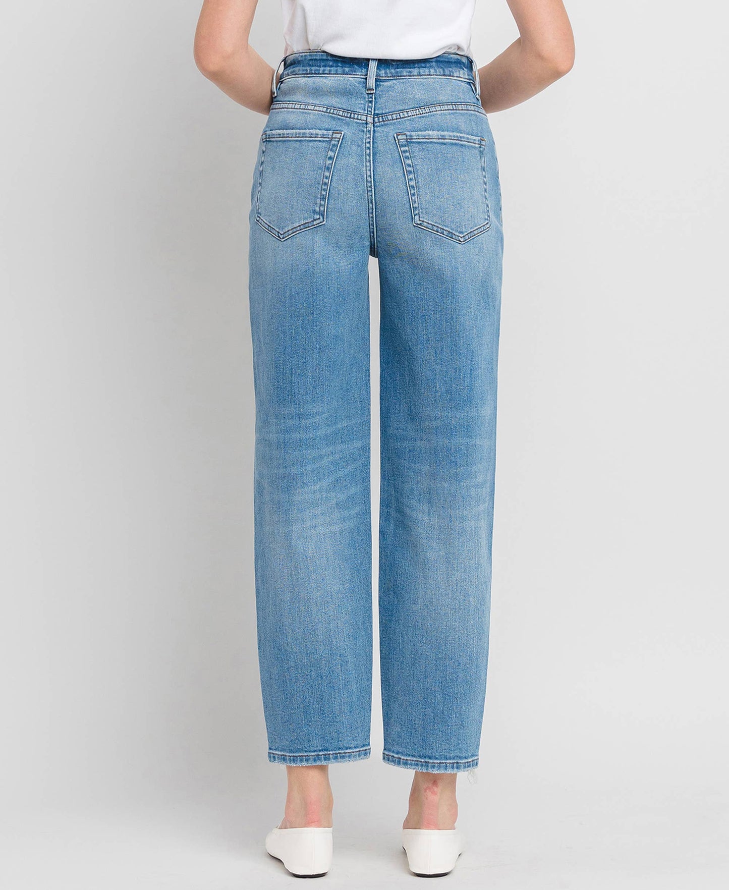 Super High Rise Barrel Fit Jeans