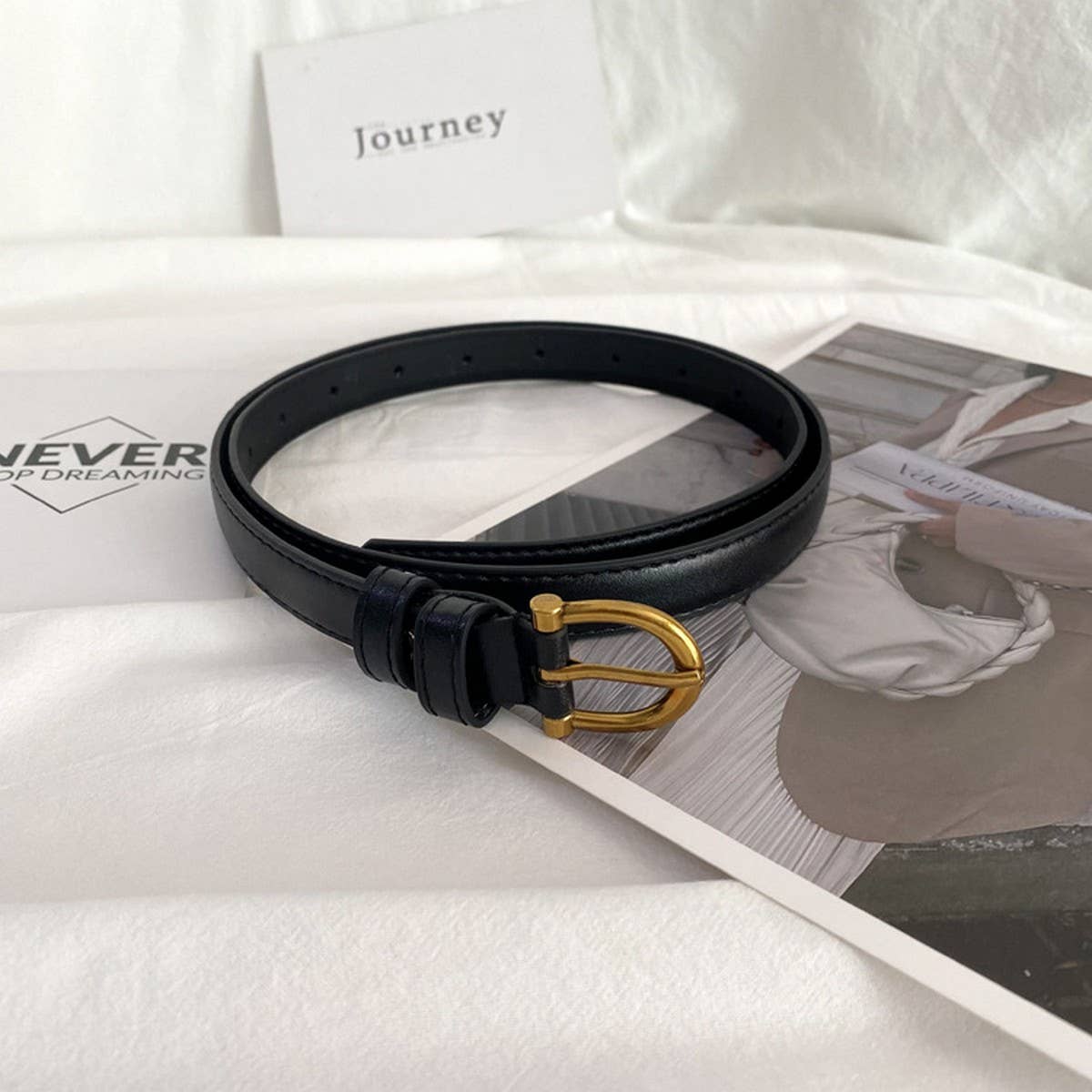Retro Fashion Decorative Thin Belt