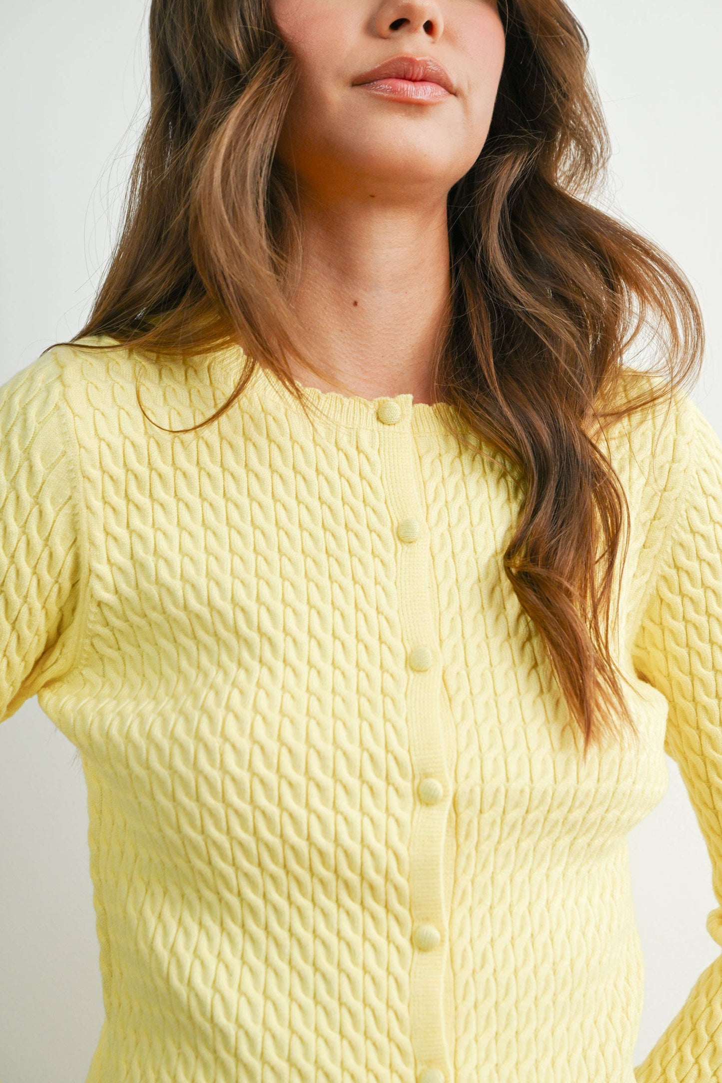 Button-Up Knit Cardigan