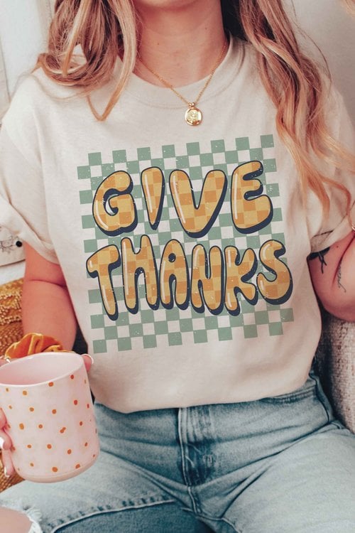 Give Thanks Holiday Tee