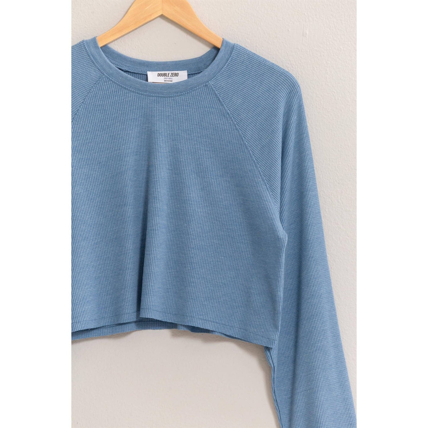 Raglan Sleeve Crop Top