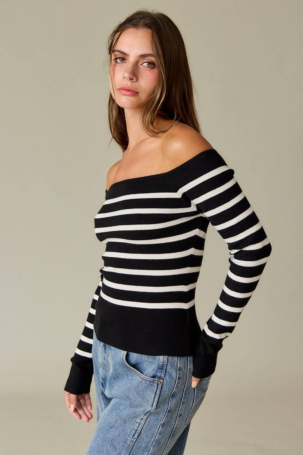 Bella Off the Shoulder Knit Top