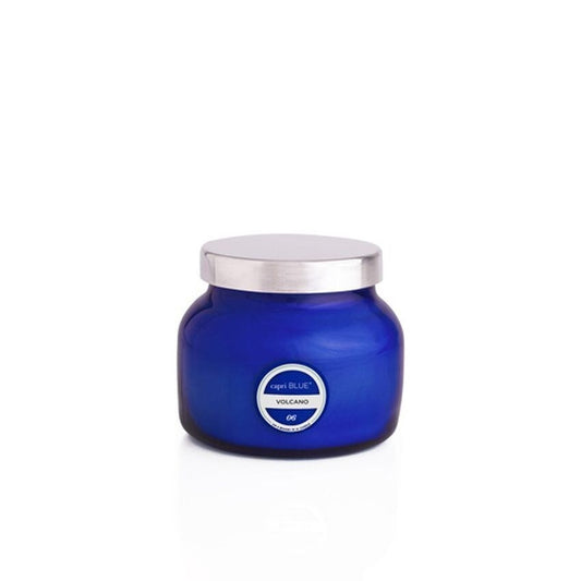 Blue Petite Volcano Candle, 8oz