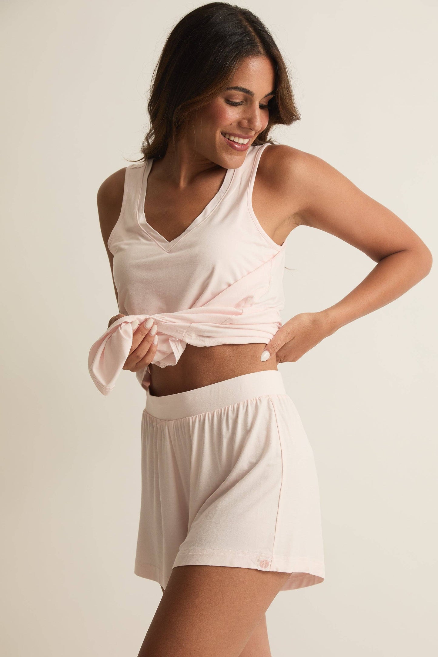 Studio Short in Blush Pink