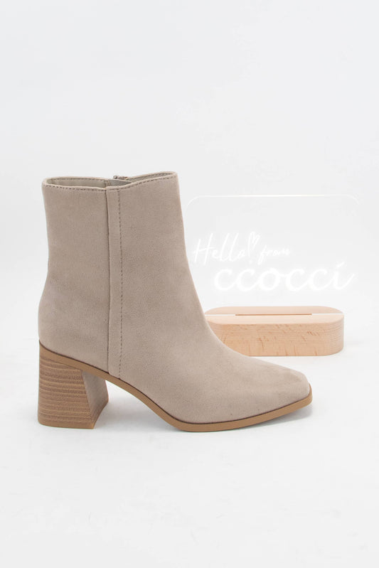 Taupe Ankle Bootie