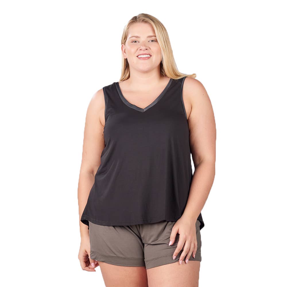Faceplant Bamboo® Double-V Pajama Tank