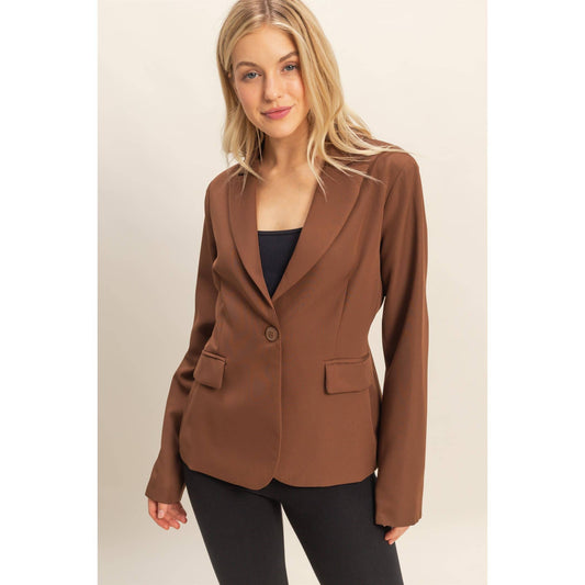 Single Button Blazer