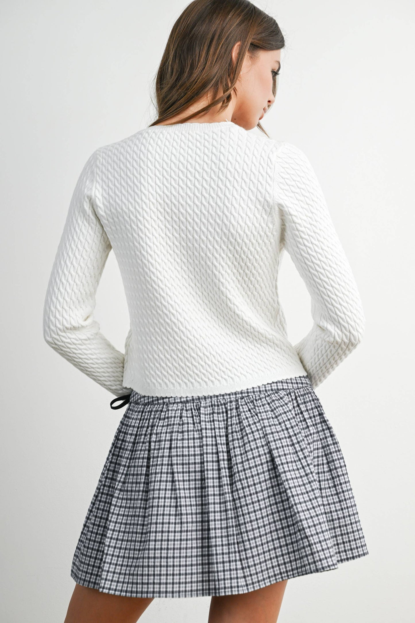 Button-Up Knit Cardigan