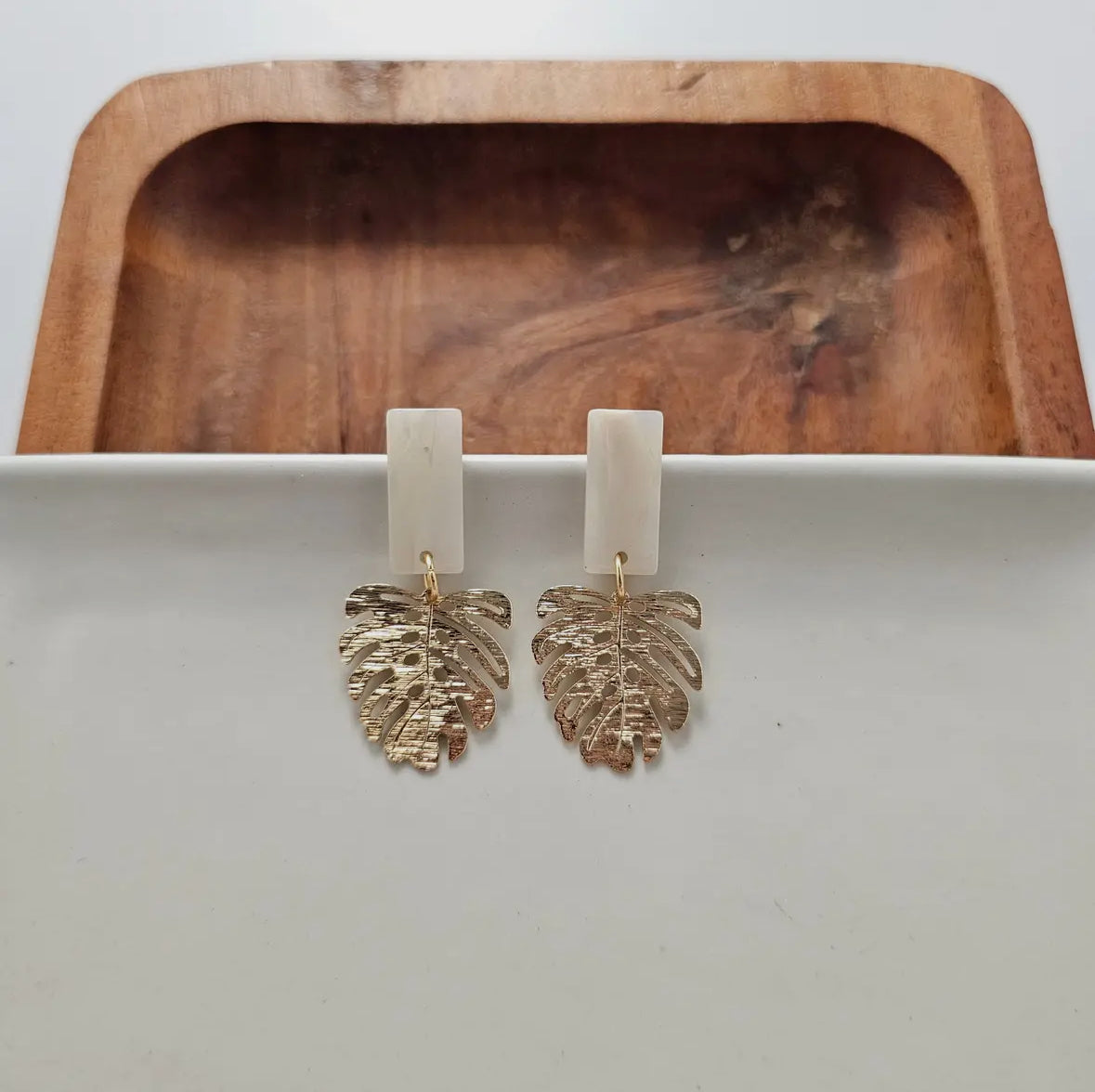 Mini Belize Earrings - Ivory Paradise