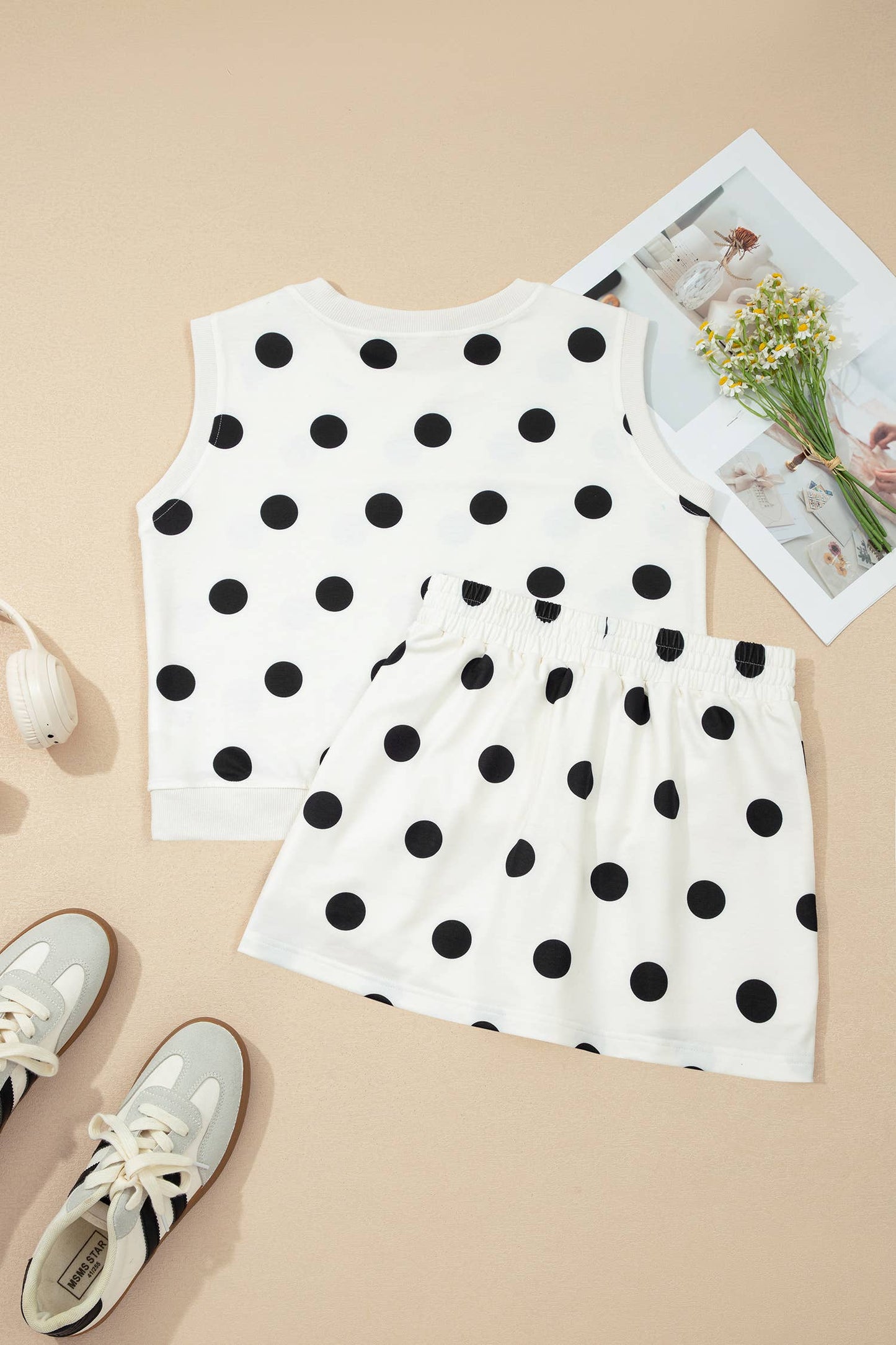 Polka Dot Two-Piece Set