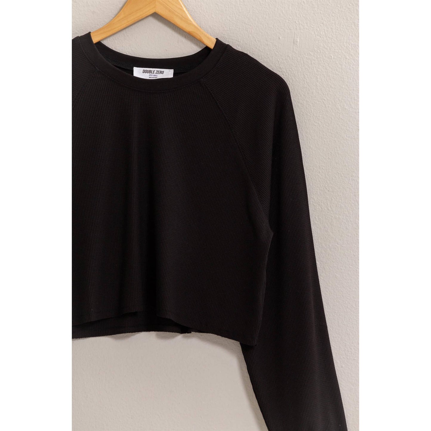 Raglan Sleeve Crop Top