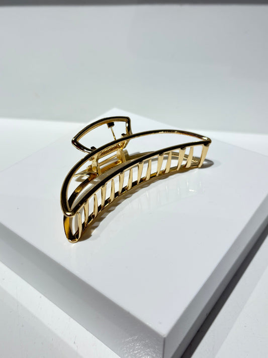 Moon Shaped Gold Claw Clip