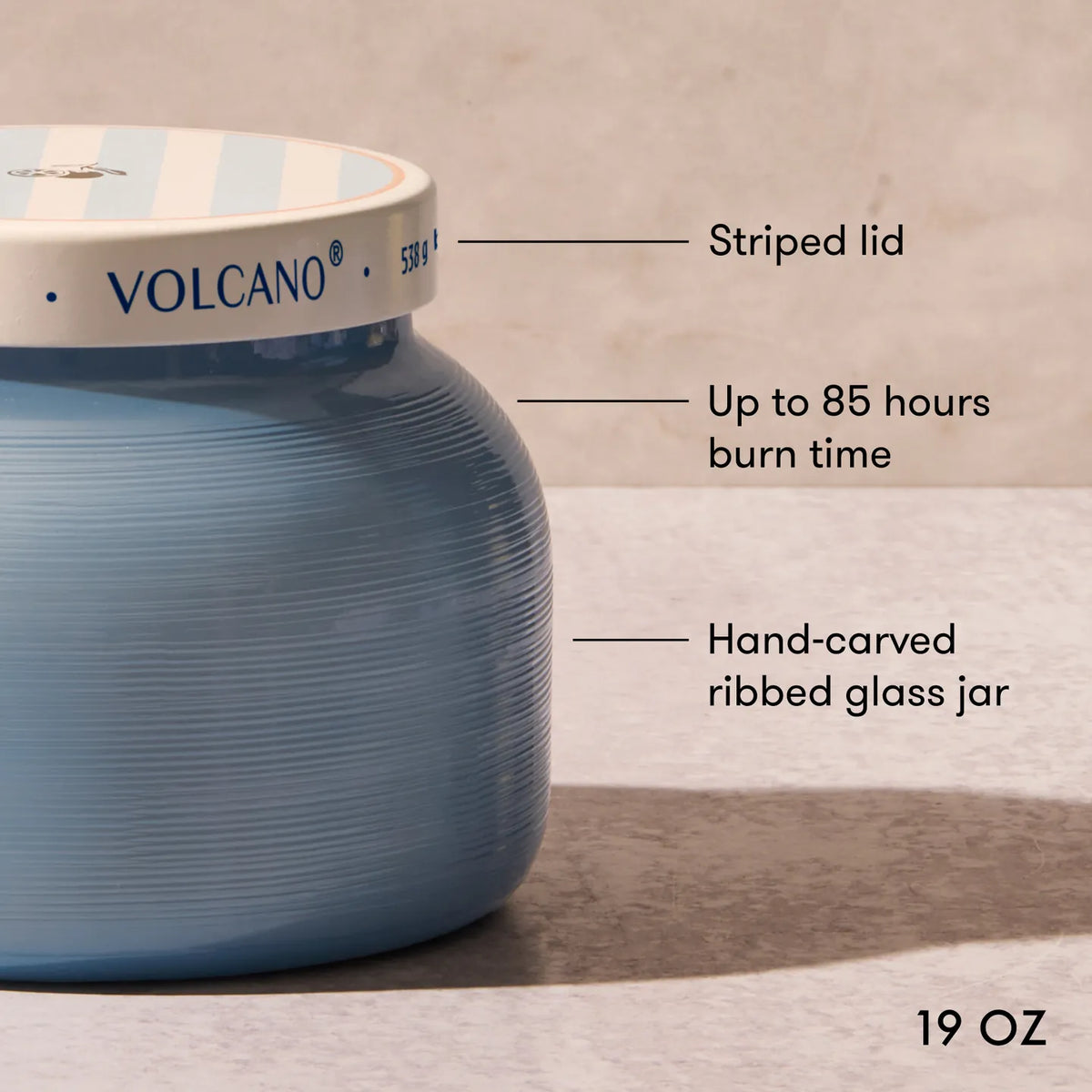 19oz. Signature Jar Candle | Caffe Capri Volcano Artisan