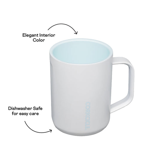 Corkcicle Coffee Mug, 16oz in Powder Blue