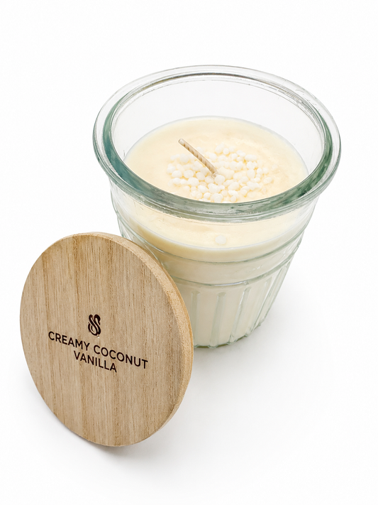 Creamy Coconut Vanilla, 12oz Timeless Jar Candle