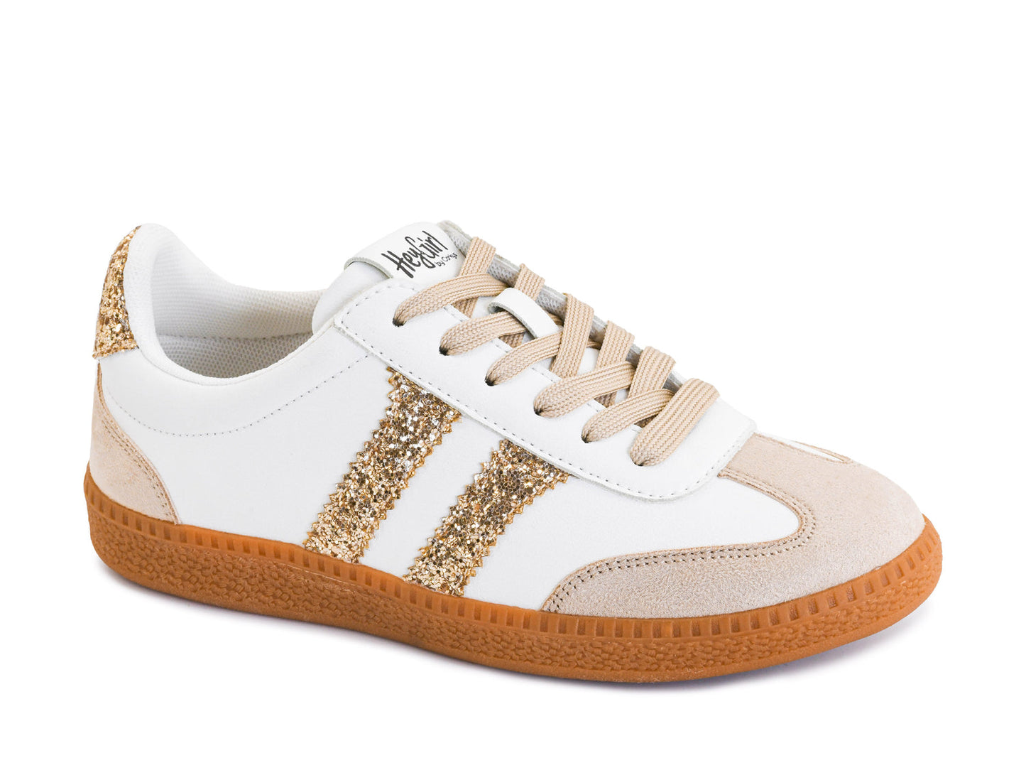 Corky’s Gold Glitter Sneaker