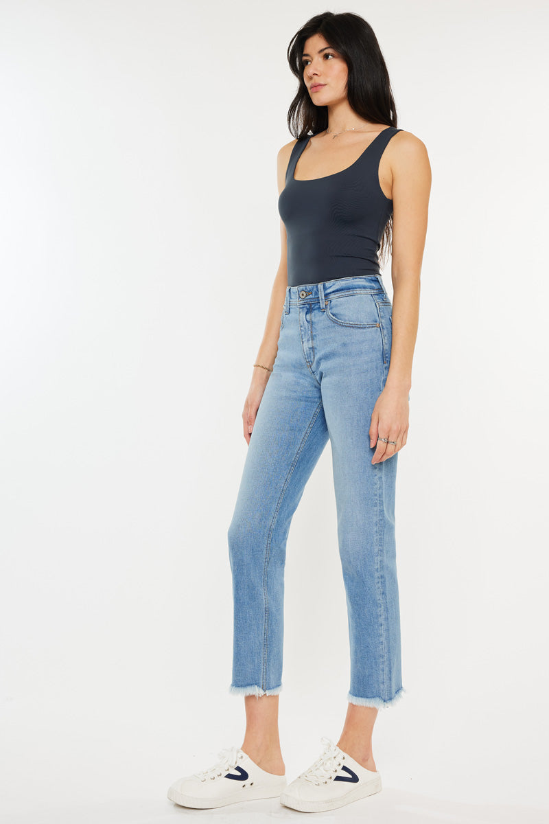 Lisa High-Rise Straight Leg Jean