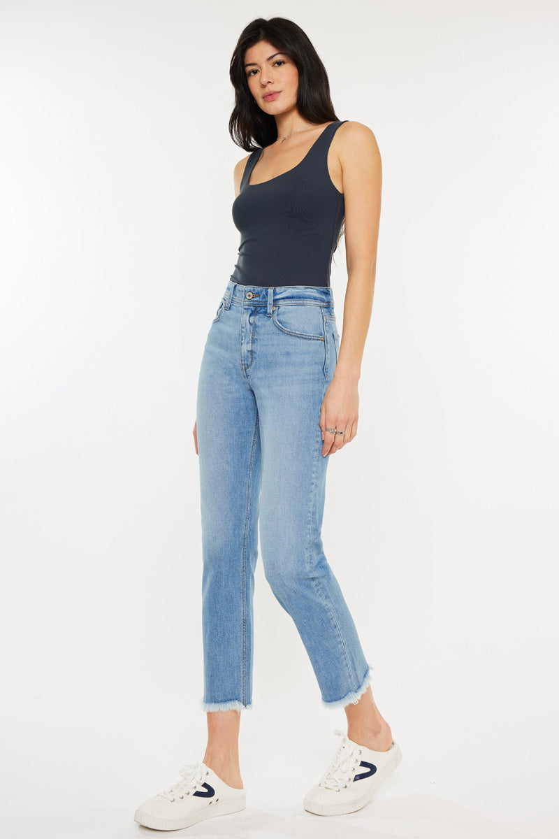 Lisa High-Rise Straight Leg Jean