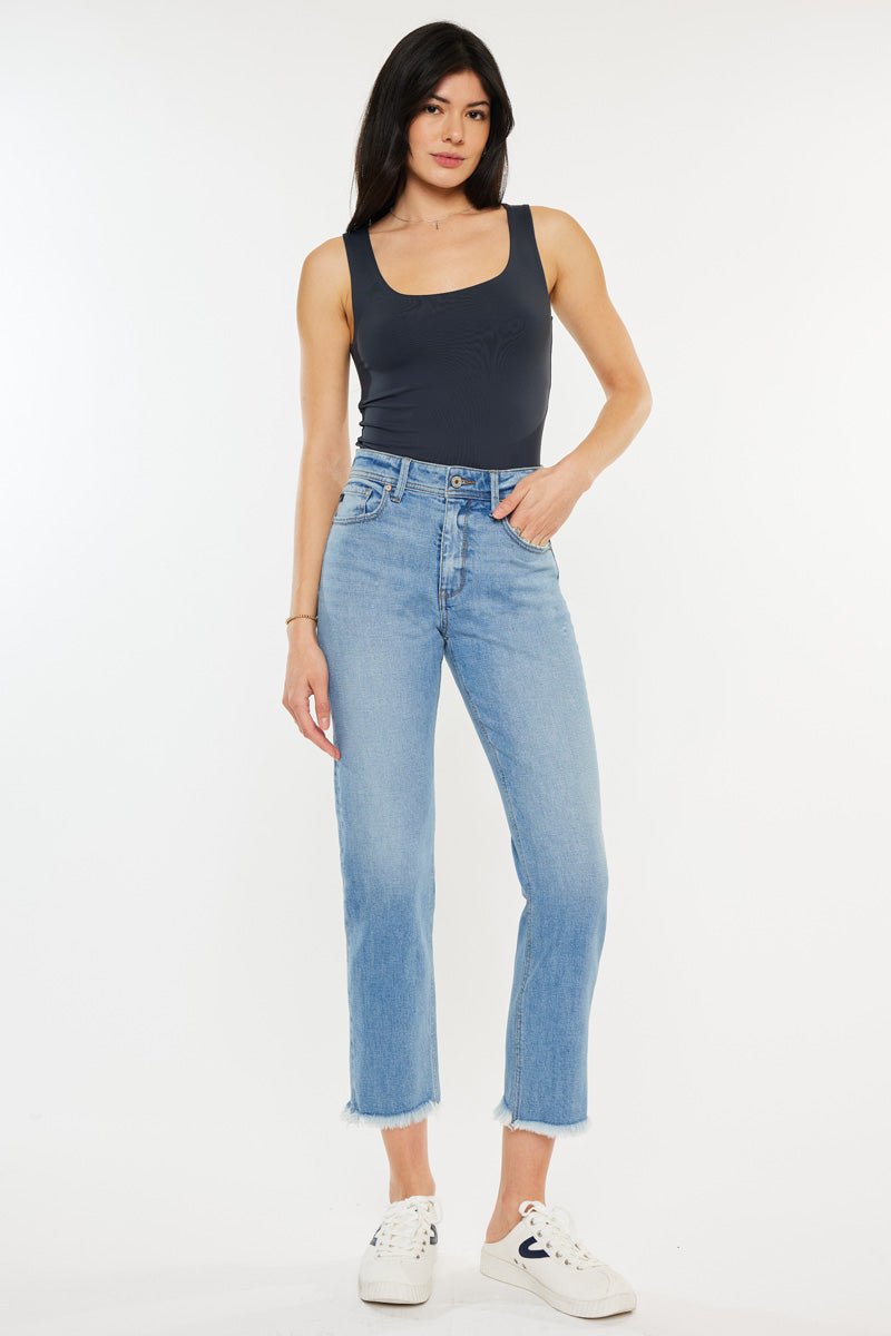 Lisa High-Rise Straight Leg Jean