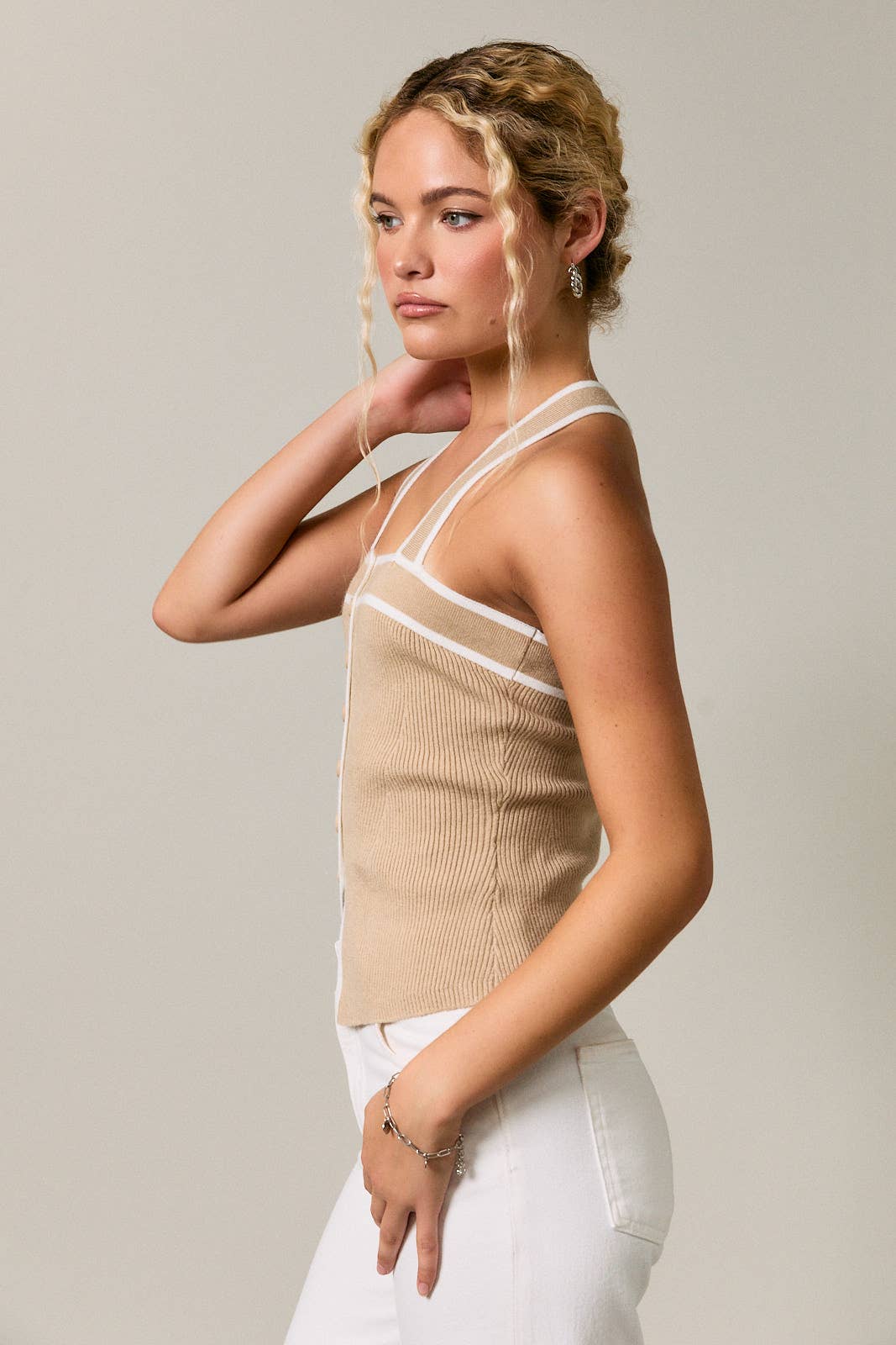 Ribbed Sweater Tank