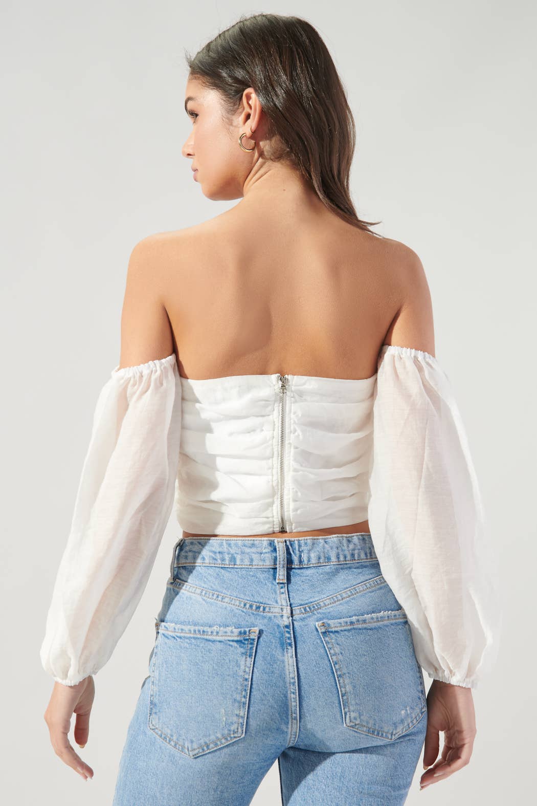 Dreya Ruched Off the Shoulder Top