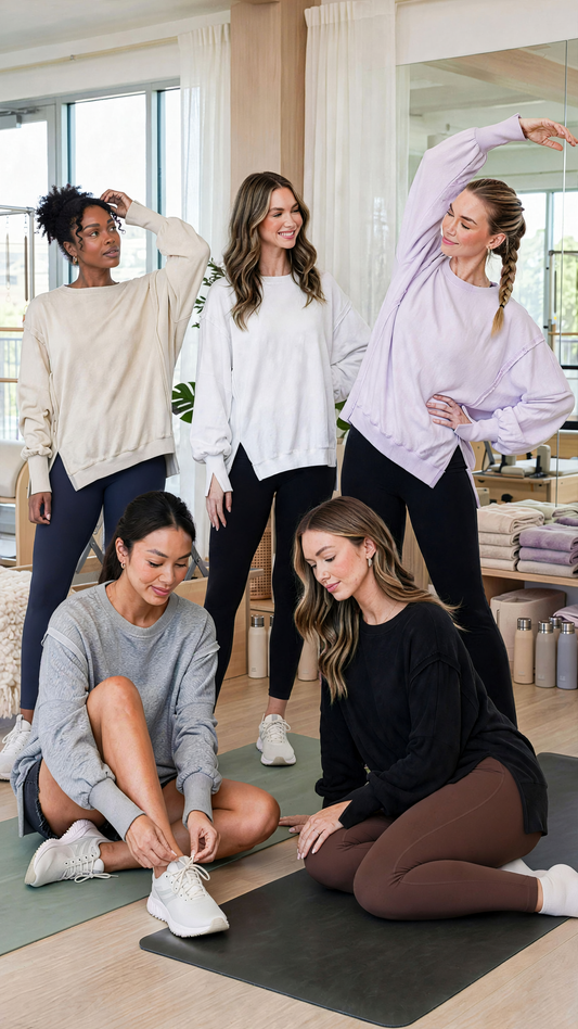 Oversized High-Low Pullover Sweatshirt