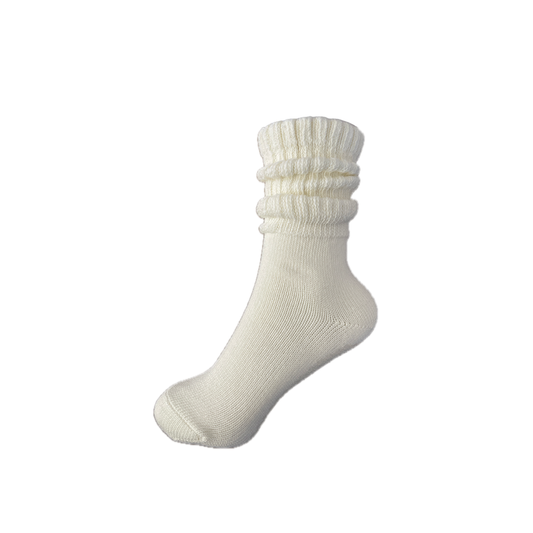 Slouchy grip socks - Ivory
