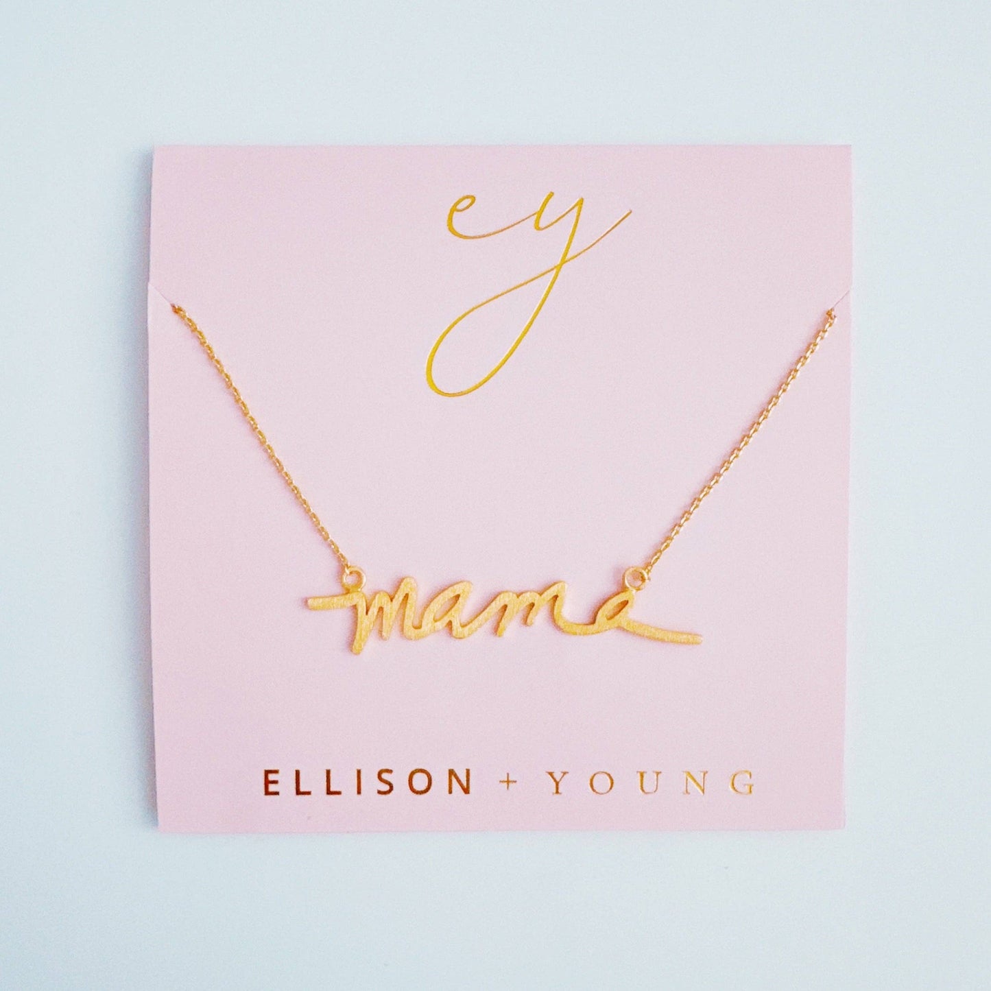 Big Mama Script Necklace