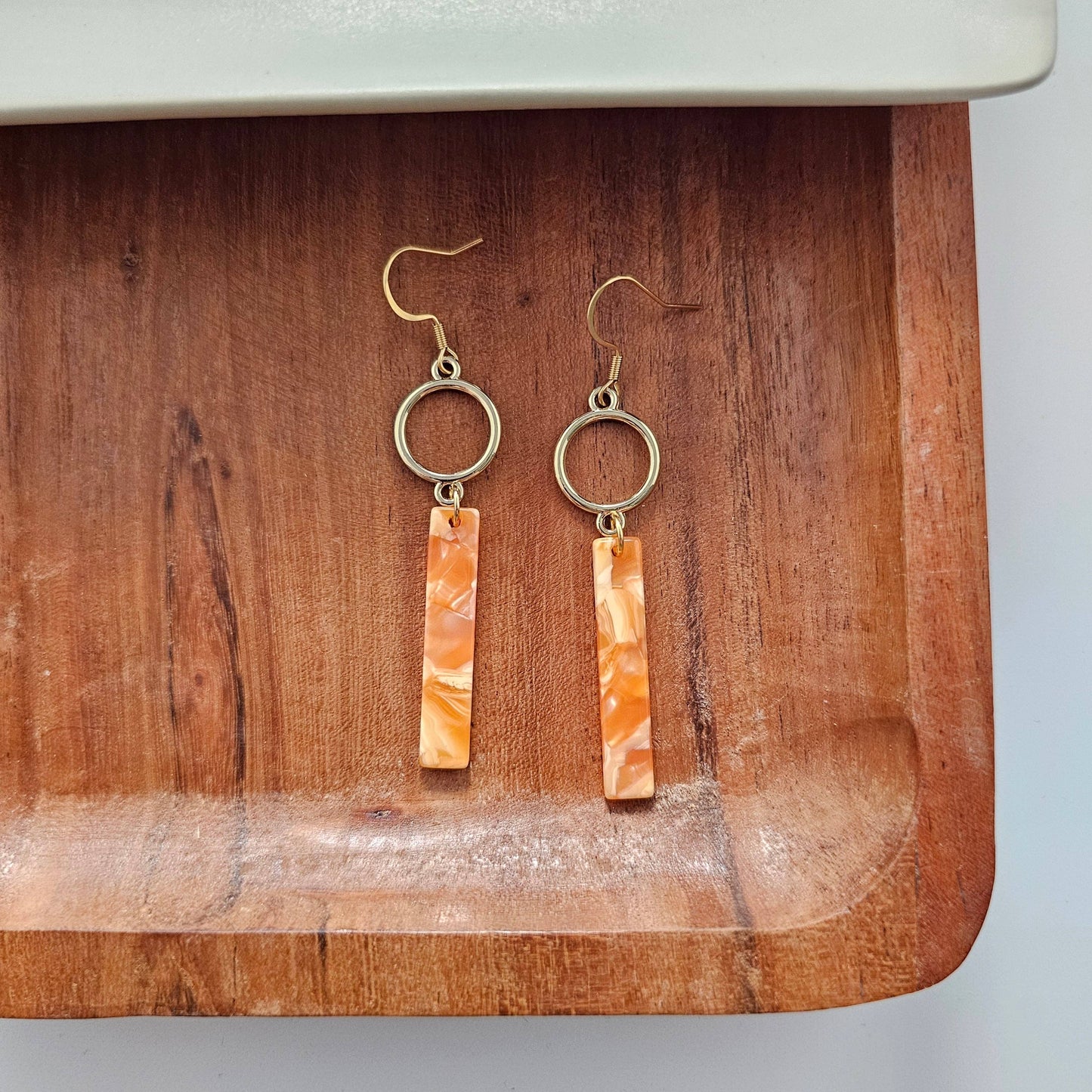 Isabella Earrings - Orange Popsicle