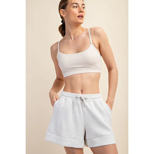 Light Heather Grey Cooling Scuba Shorts
