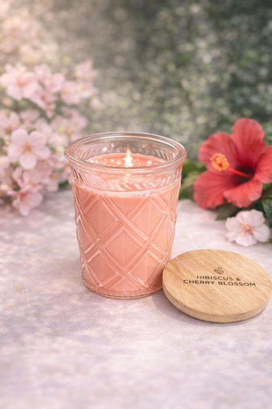 Hibiscus & Cherry Blossom, 12oz Timeless Jar