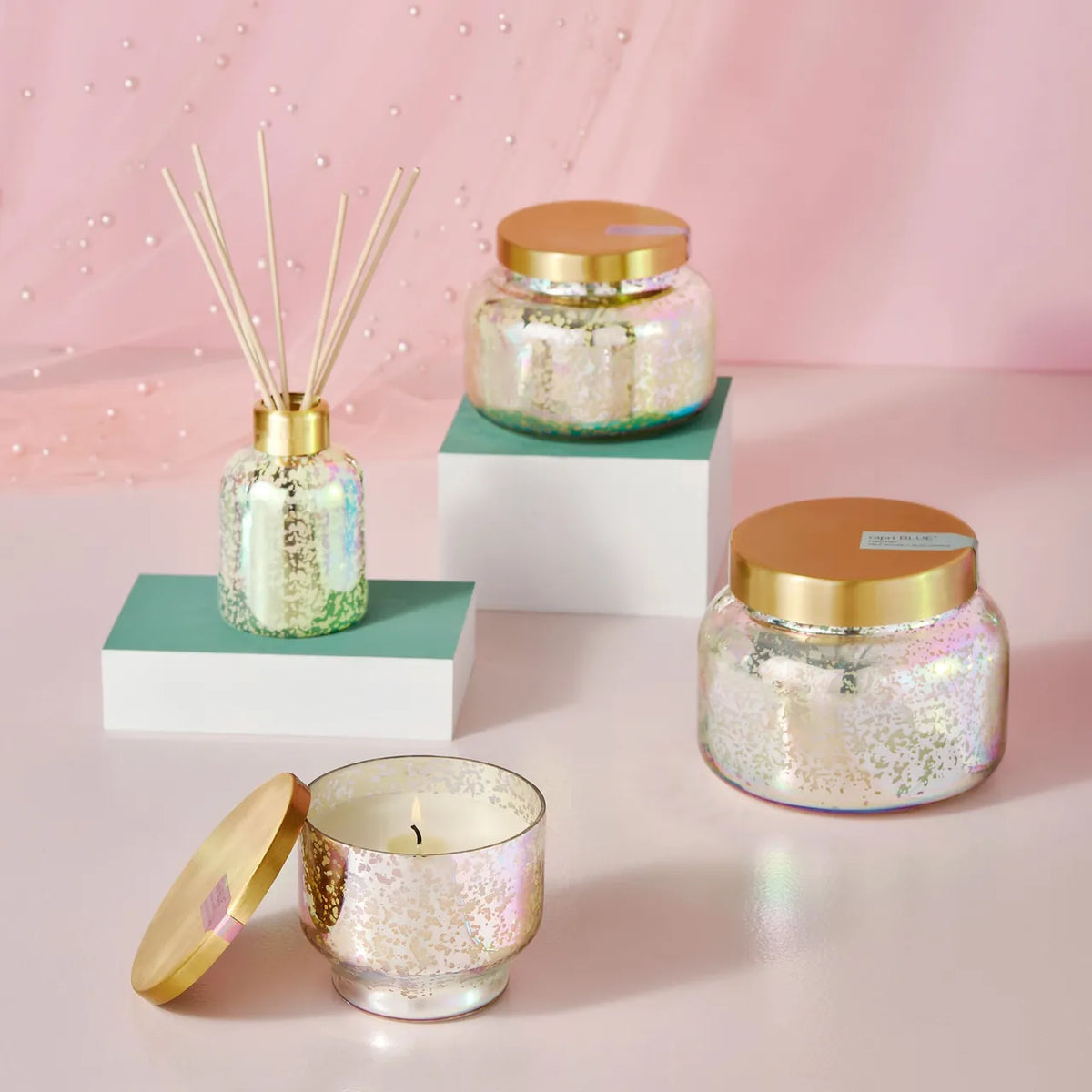 Homecare | Volcano Mercury Iridescent Reed Diffuser