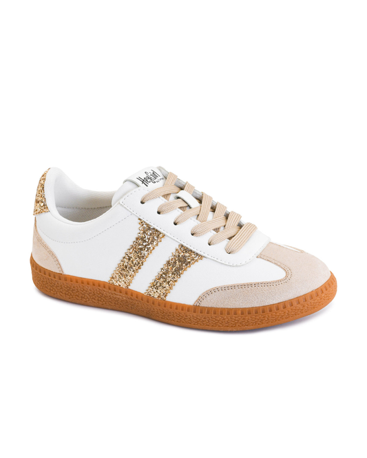 Corky’s Gold Glitter Sneaker