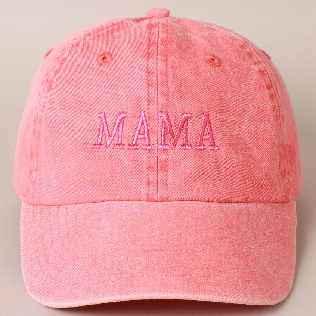 MAMA Embroidered Cotton Baseball Cap