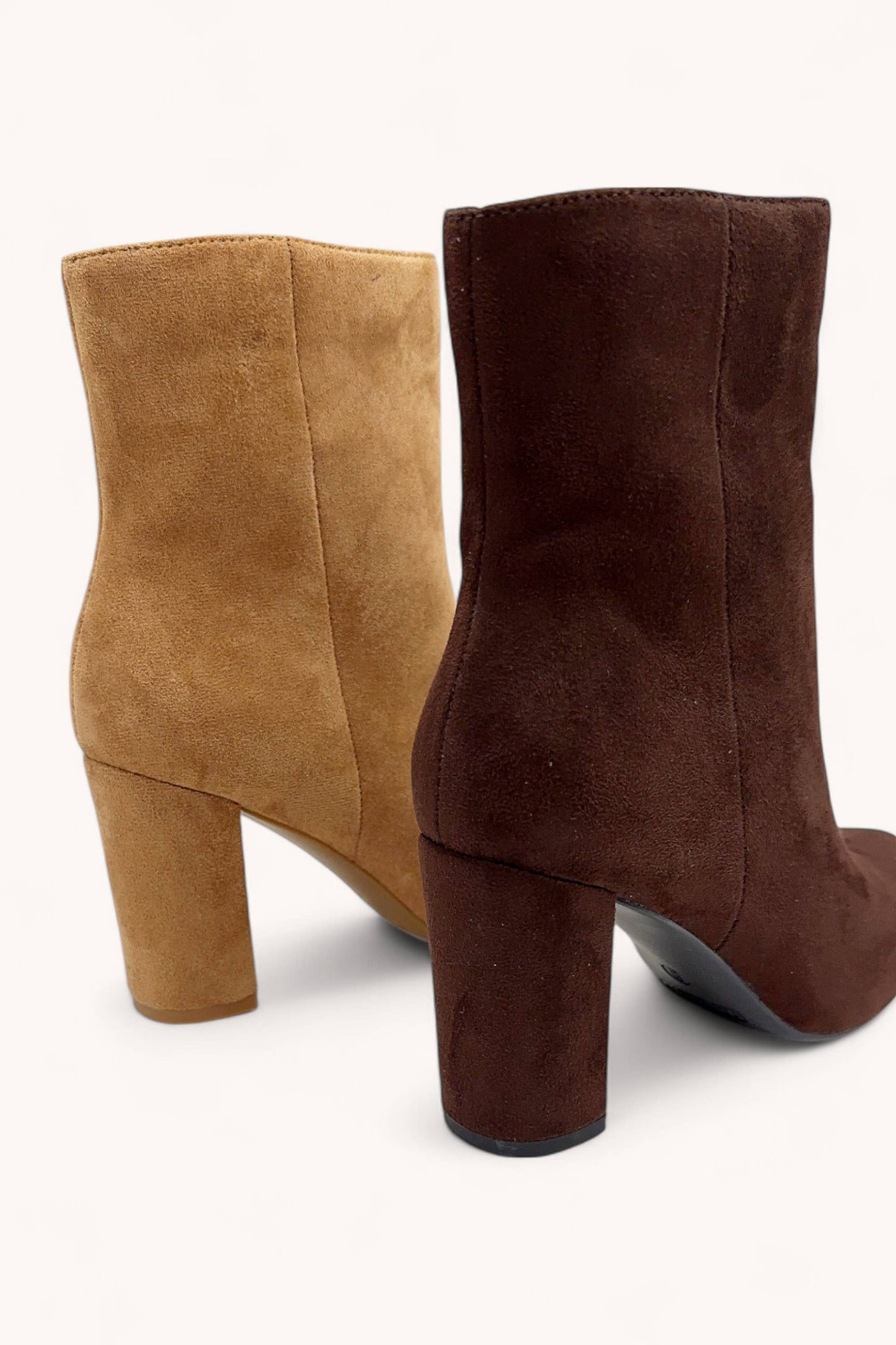 Elegant Suede Pointed Toe Ankle Booties