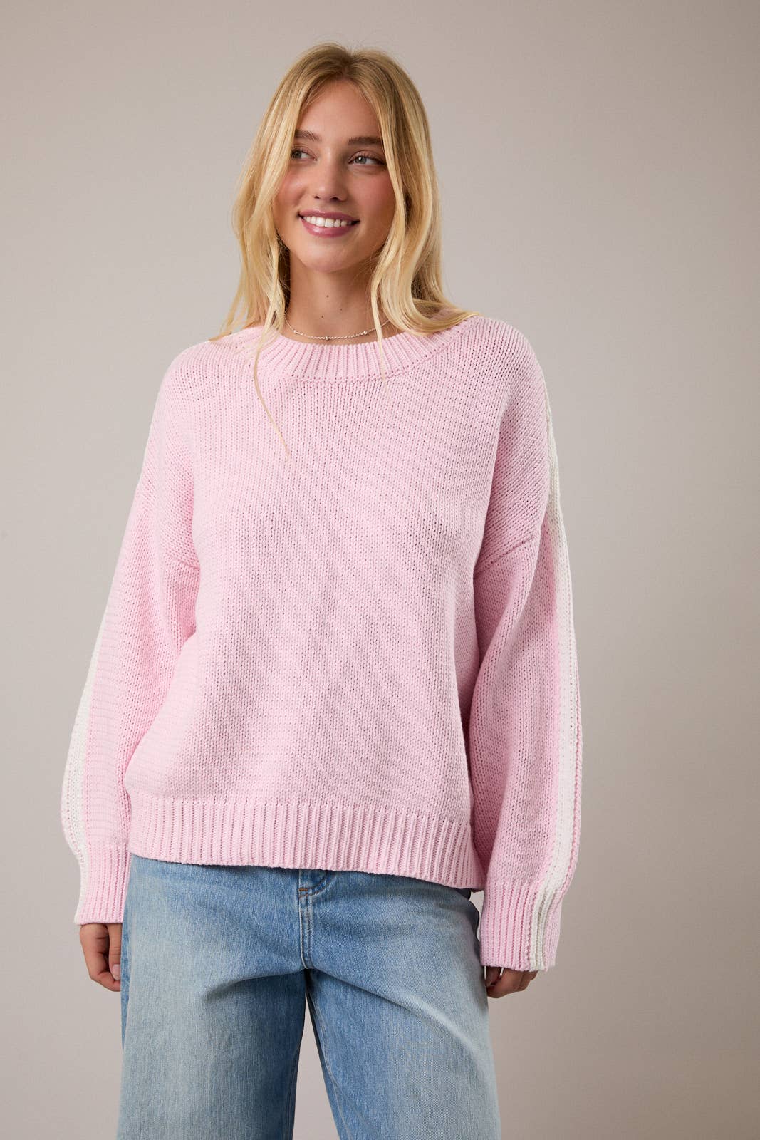 Long Sleeve Knit Sweater Top