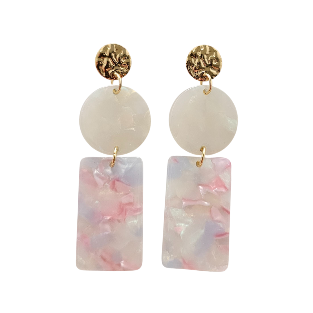 Whimsical Earrings - Iridescent Pastel