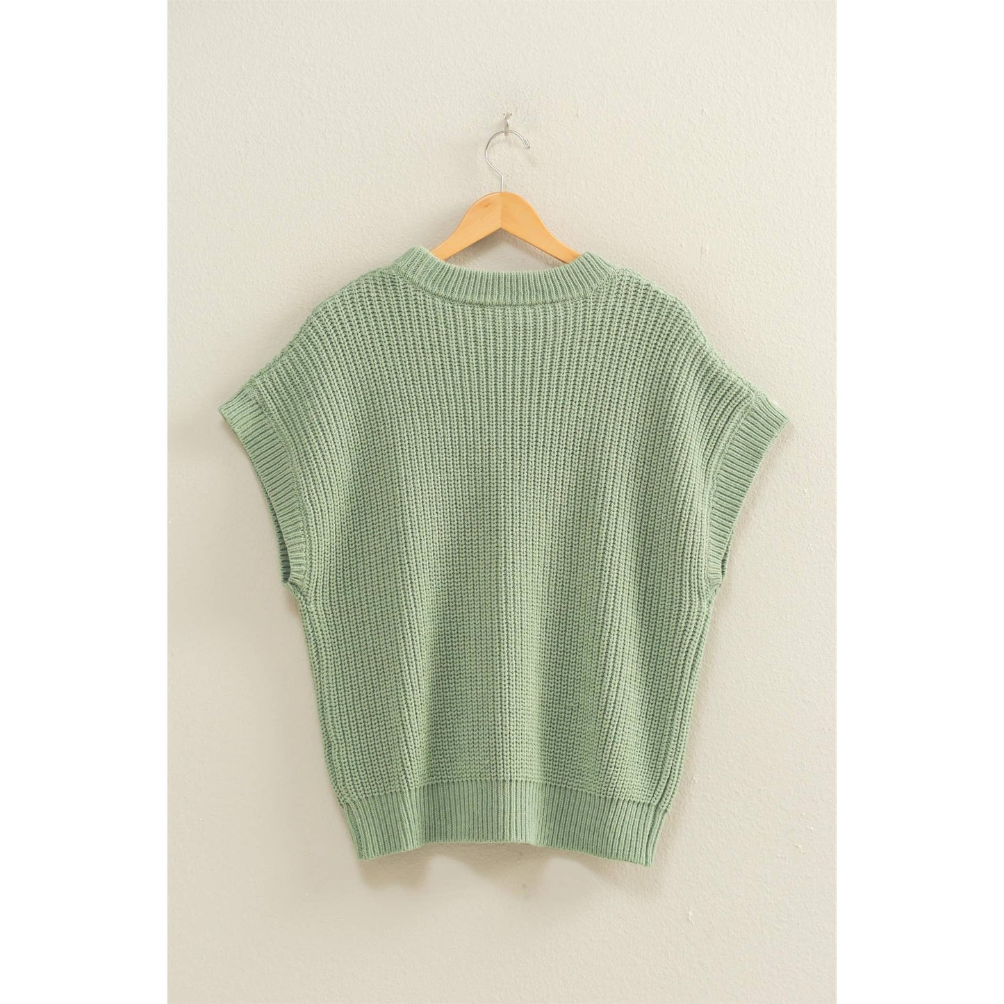 Short Sleeve Oversized Casual Sweater