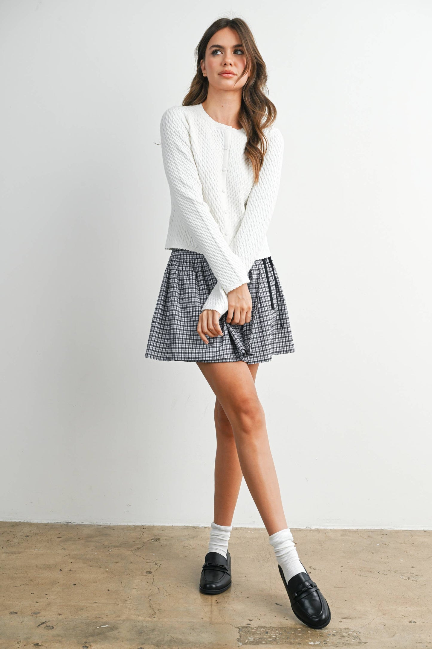 Button-Up Knit Cardigan