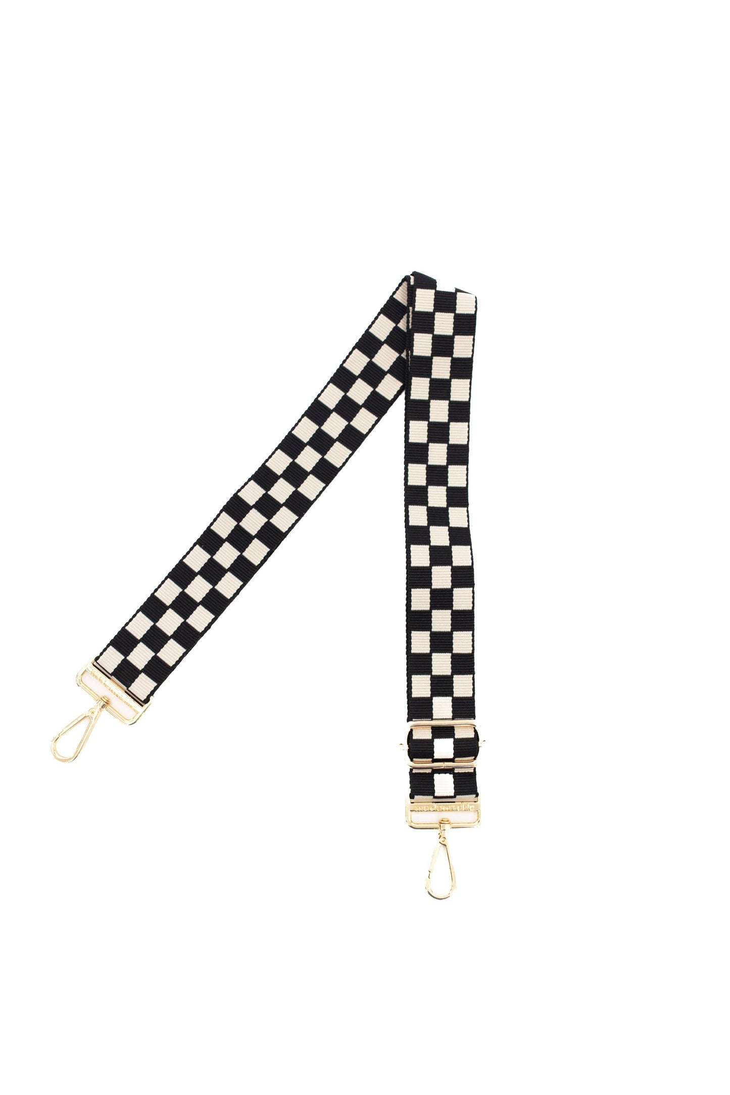 Lizzie Checkered Adjustable Bag Strap