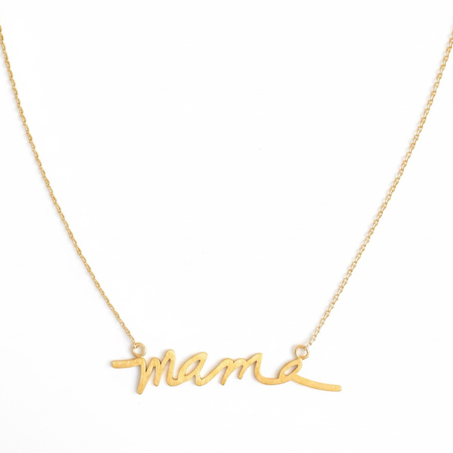 Big Mama Script Necklace