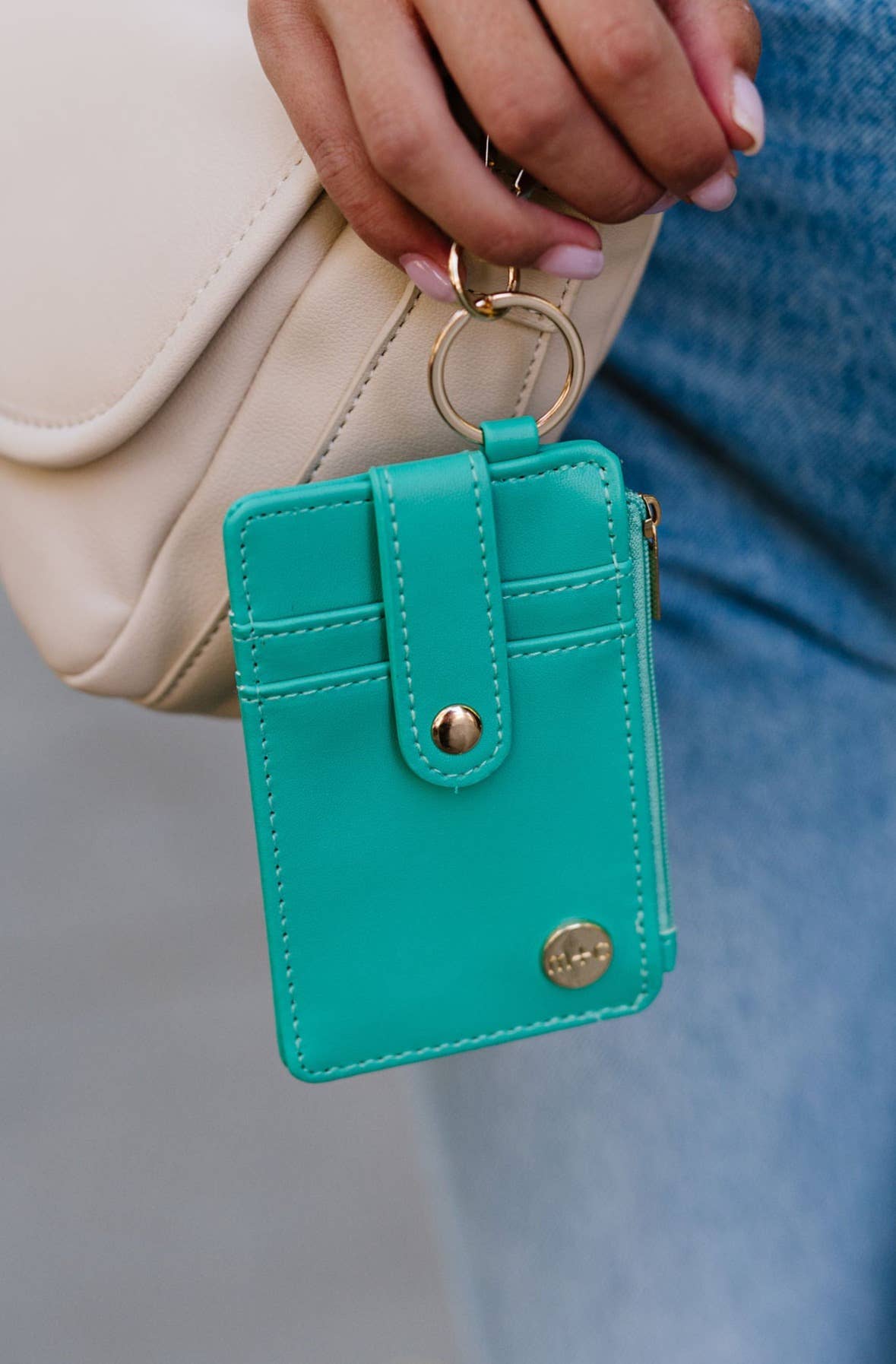 Ava Handheld Keychain Wallet Backpack Purse Accessory