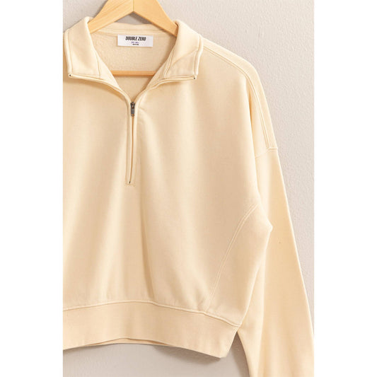 Comfy Half Zip Sweatshirt