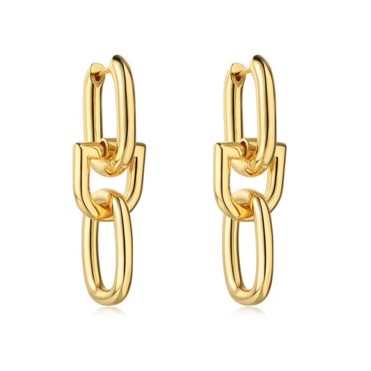 Camila Link Earring | Gold