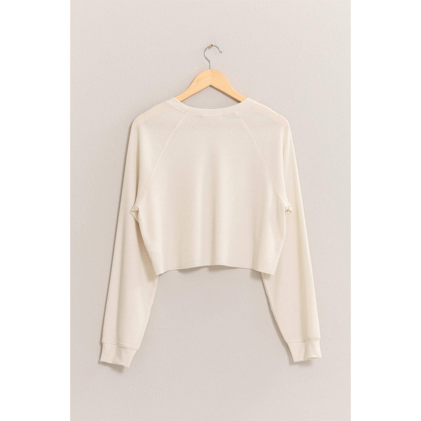 Raglan Sleeve Crop Top