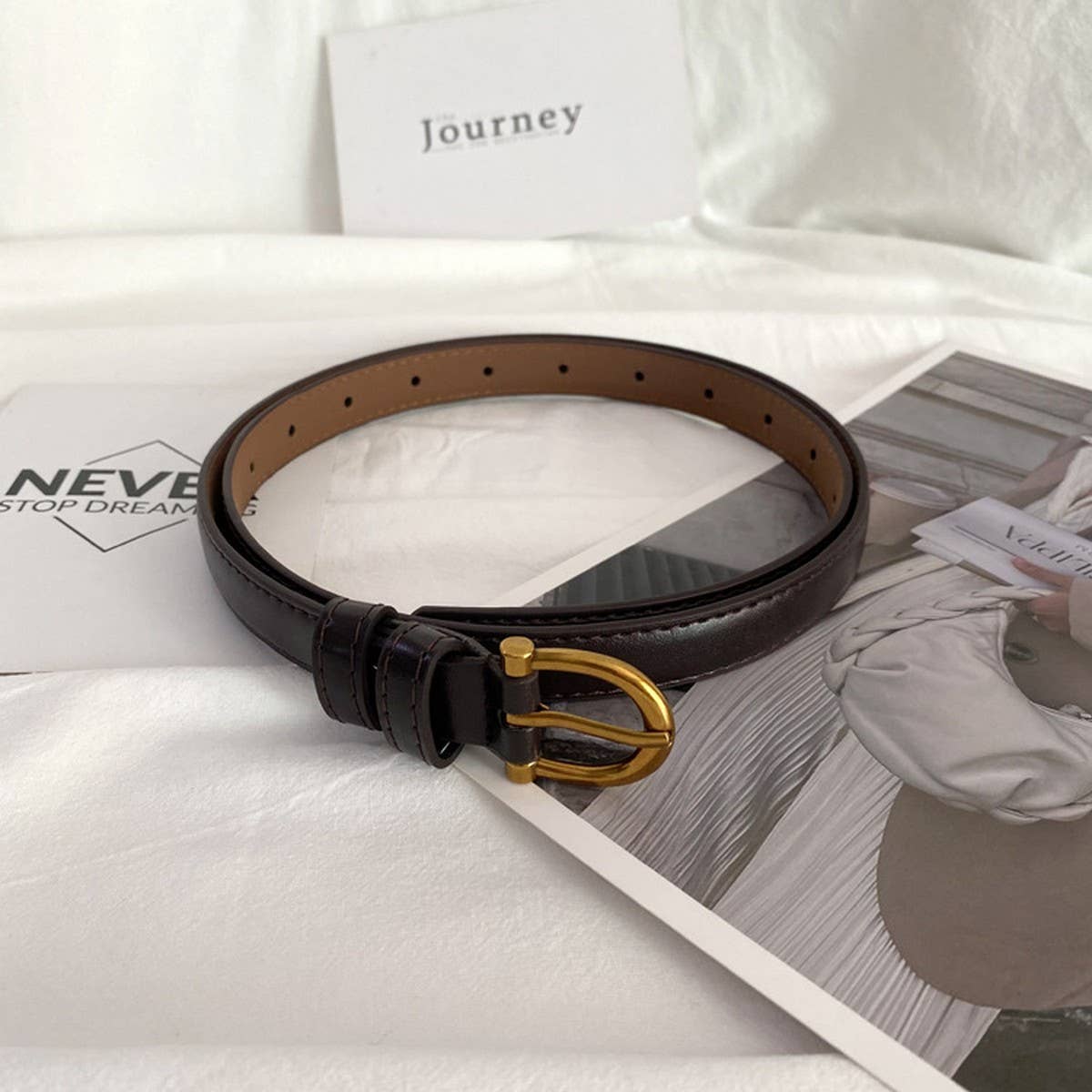 Retro Fashion Decorative Thin Belt