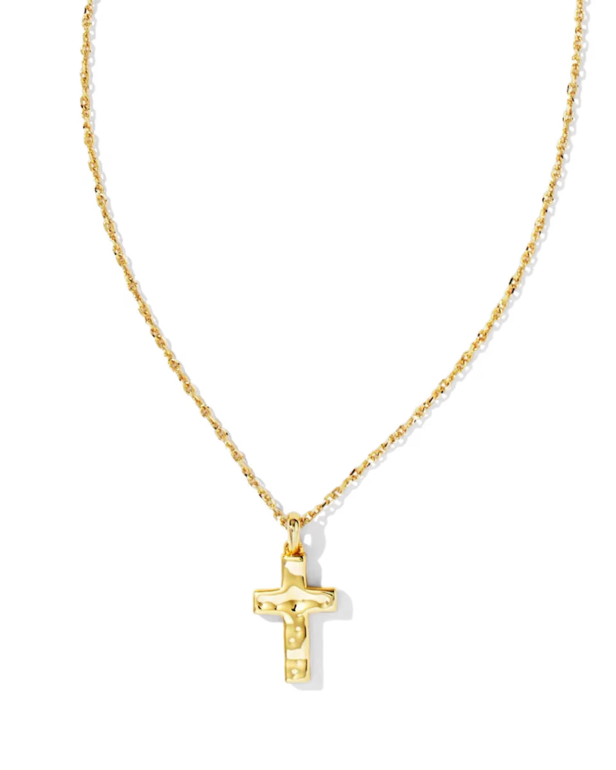 Cross Pendant Necklace in Gold