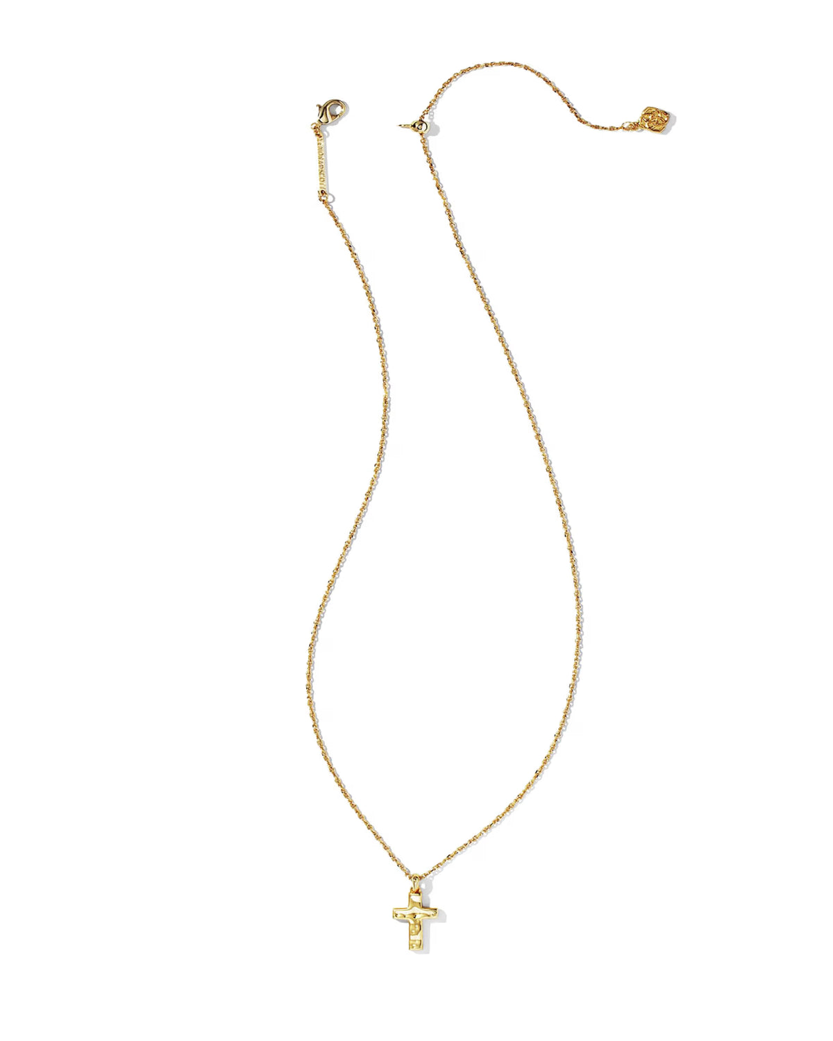 Cross Pendant Necklace in Gold