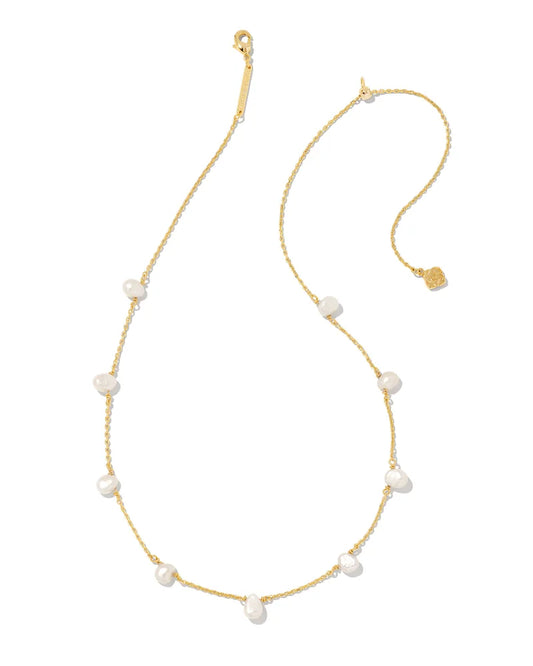 Leighton Gold Pearl Strand Necklace in Freshwater Culture