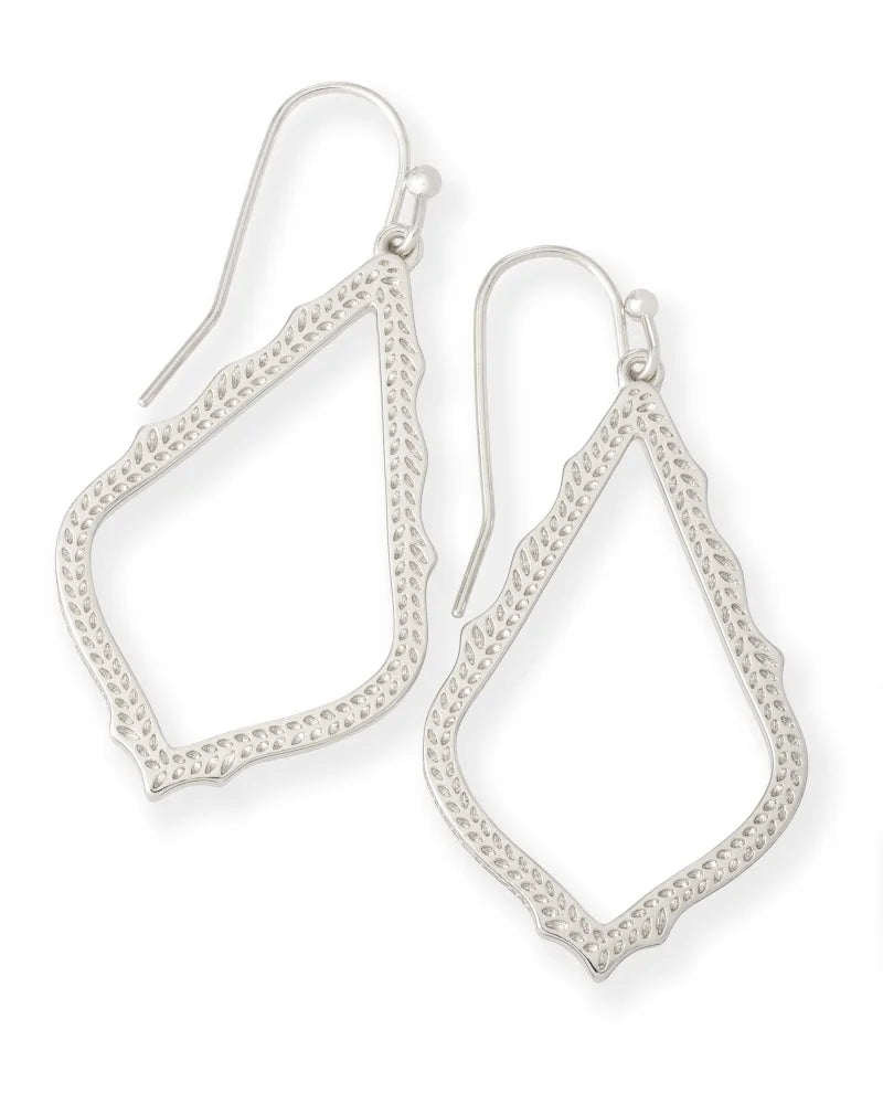 Sophia Drop Earrings in Silver